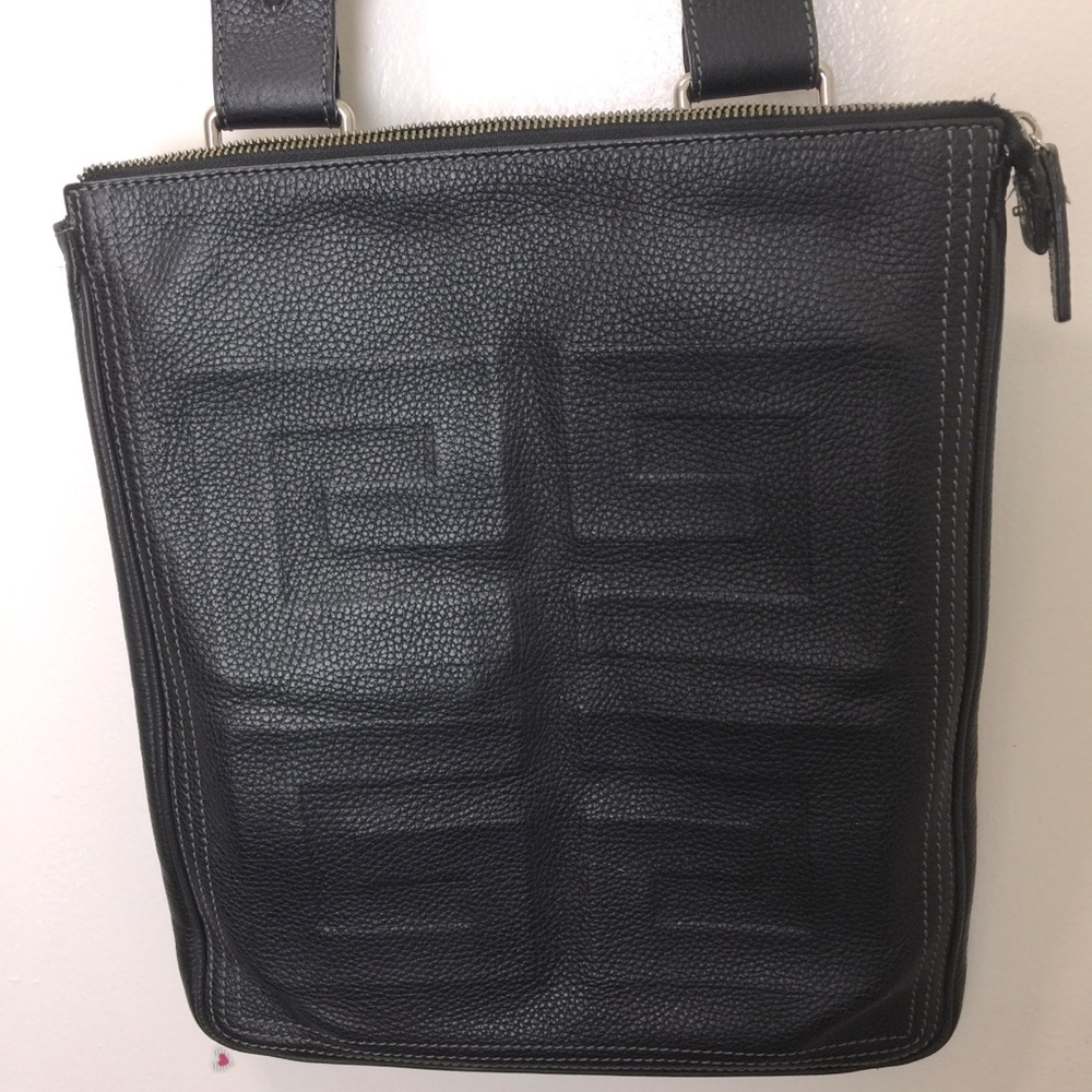 Givenchy Crossbody Canvas and Leather Satchel